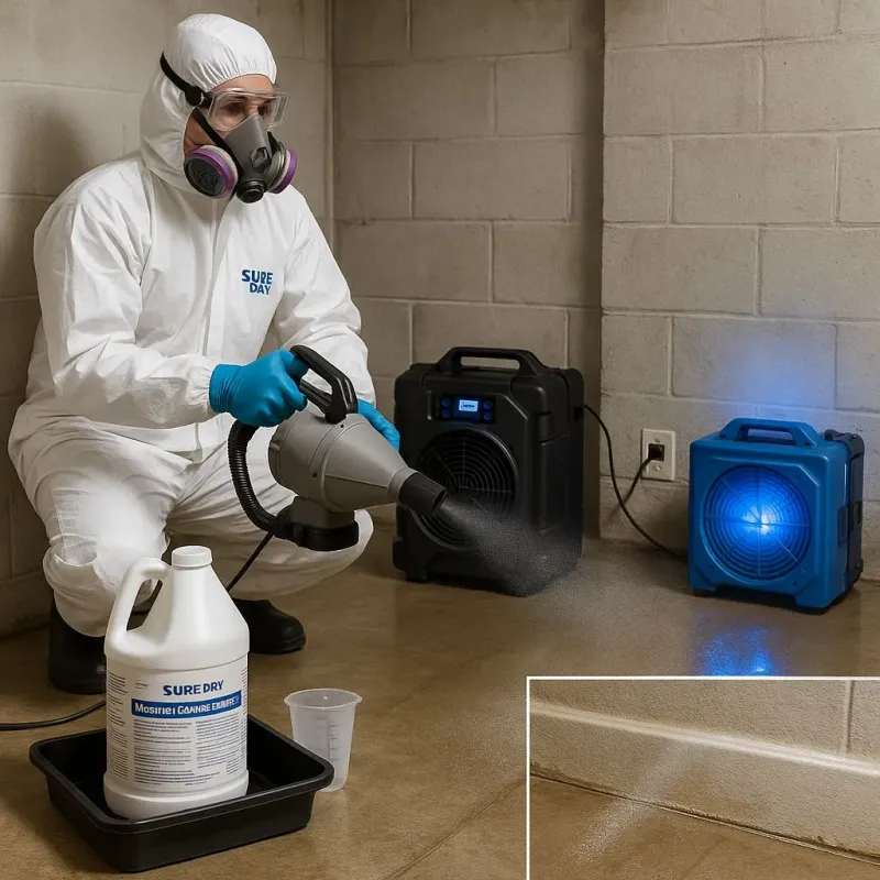 Sanitization and Odor Removal process in Caddo Mills, TX