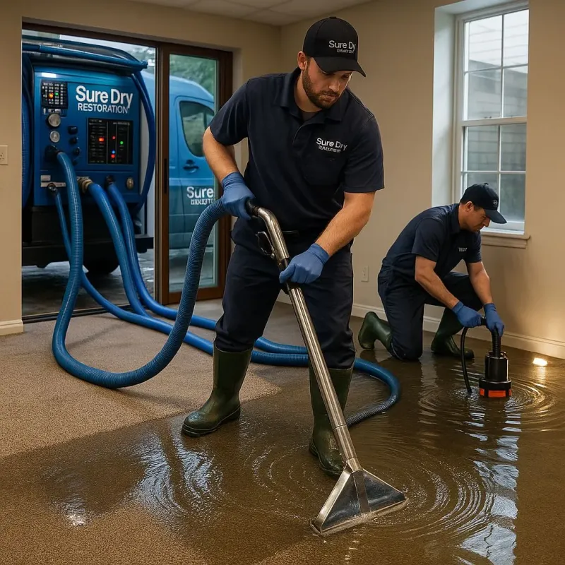 Water Extraction and Removal process in Caddo Mills, TX